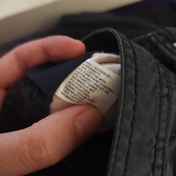 Y2K GAP 100% Cotton Insulated Straight Leg Cargo Pants Grey Gorpcore Casual Sz S - Picture 10 of 11